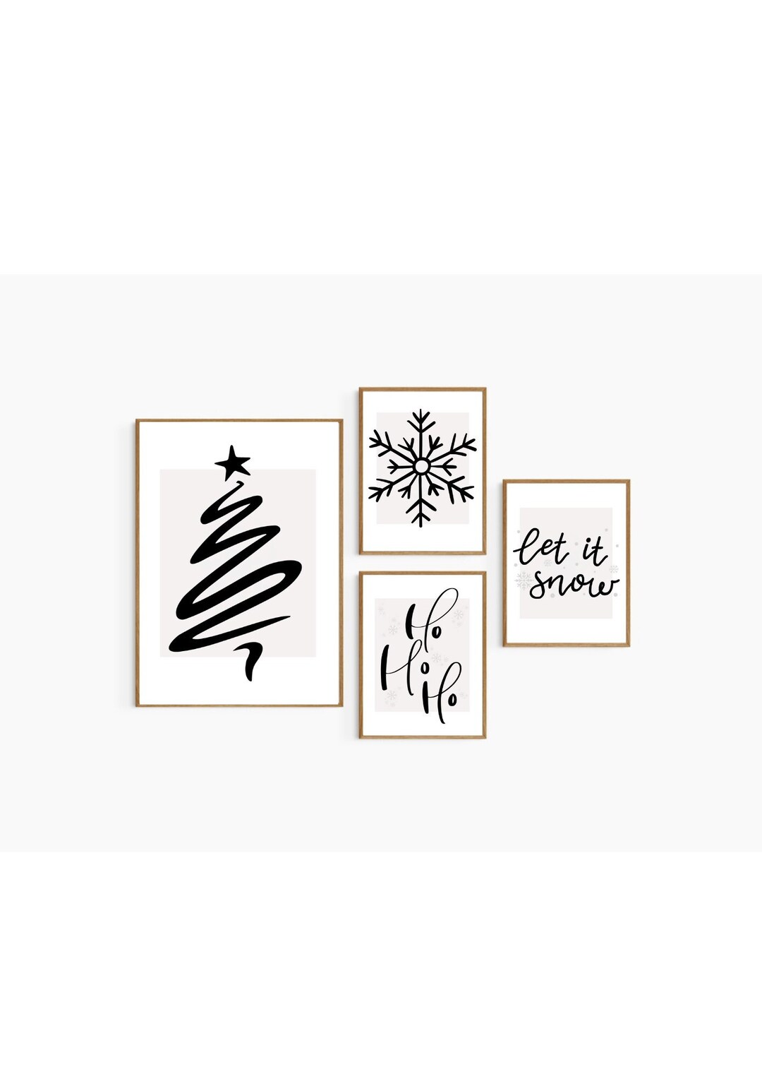 set-of-4-christmas-wall-art-christmas-printable-wall-art-etsy