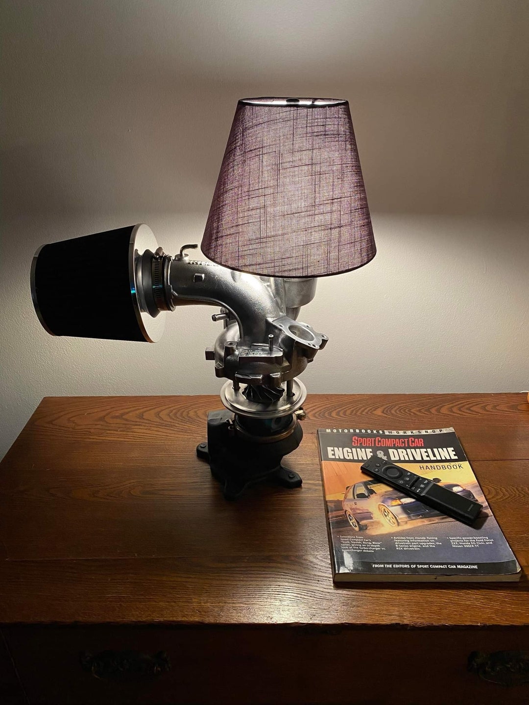 Turbo Lamp REAL Turbo Turbo Lamp Turbocharger Table Lamp Etsy