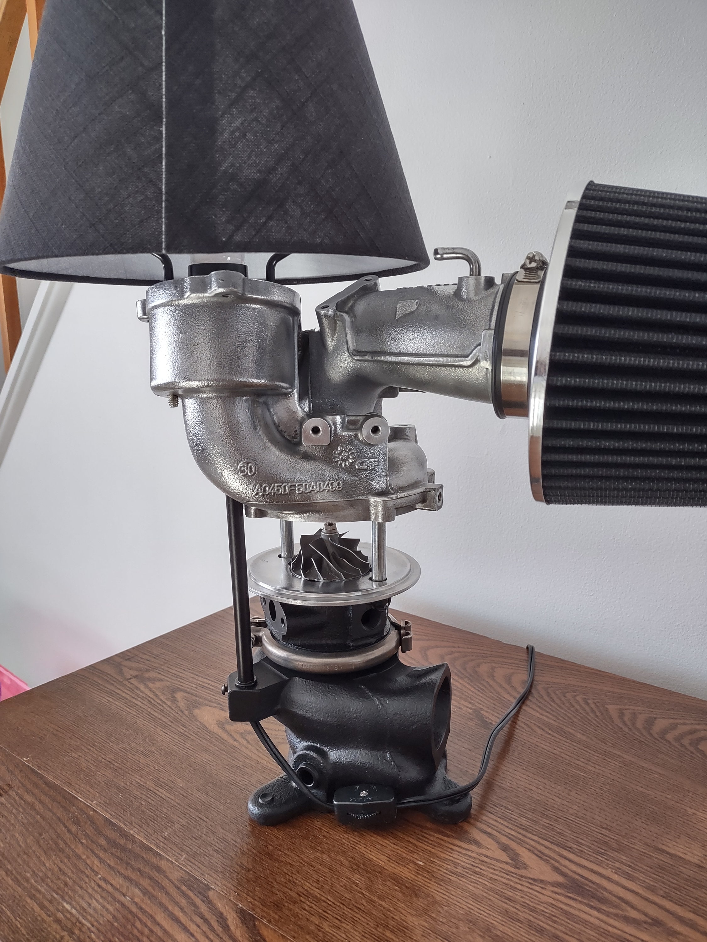 Turbo Lamp REAL Turbo Turbo Lamp Turbocharger Table Lamp Etsy
