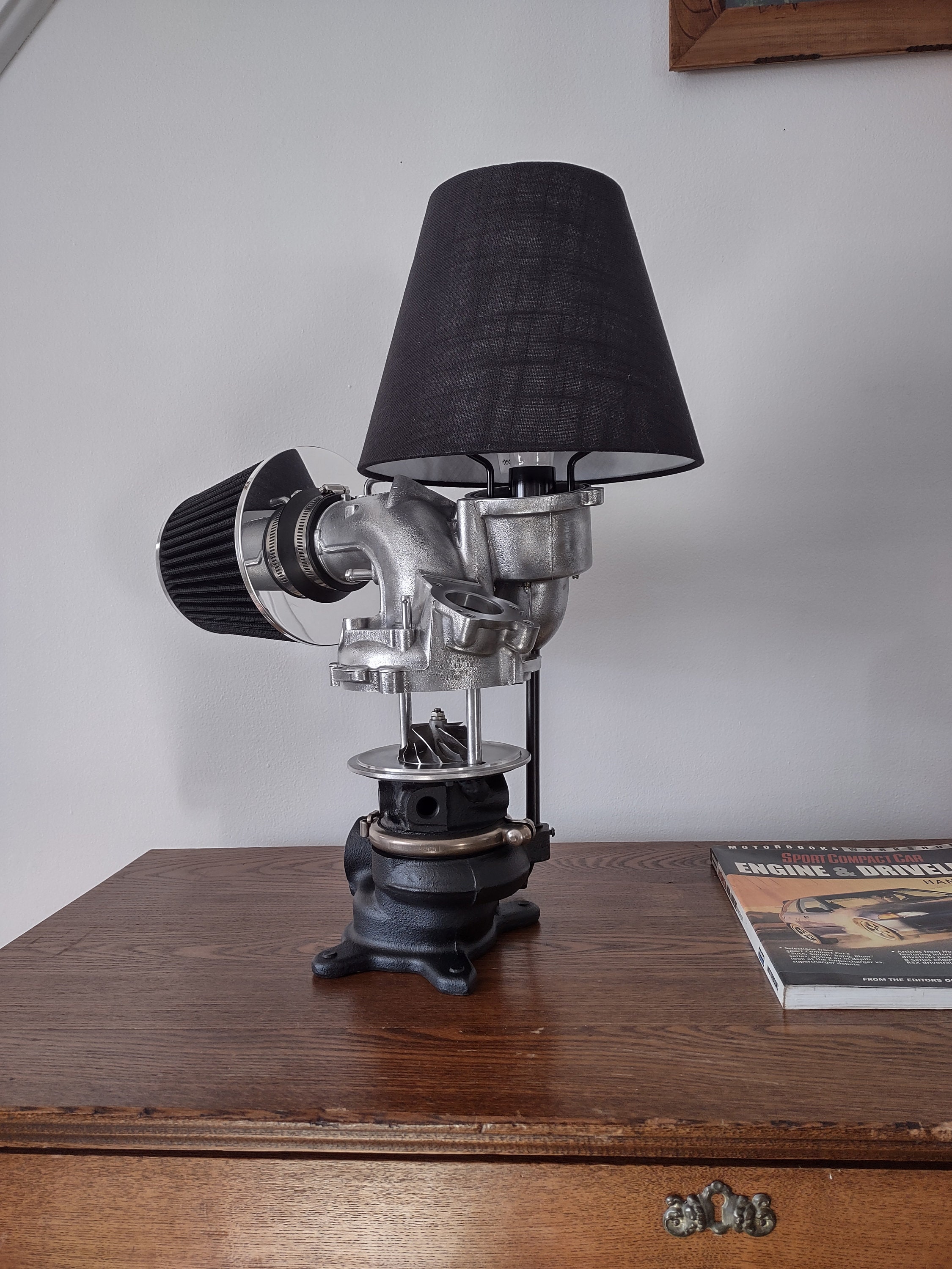 Turbo Lamp REAL Turbo Turbo Lamp Turbocharger Table Lamp Etsy