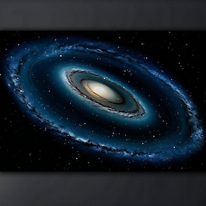 Milchstraße Fotografie, Astrofotografie Leinwand Druck, Universum Kunst, Astronomie Geschenk, Weltraumforschung, Spiralgalaxie-Nebel