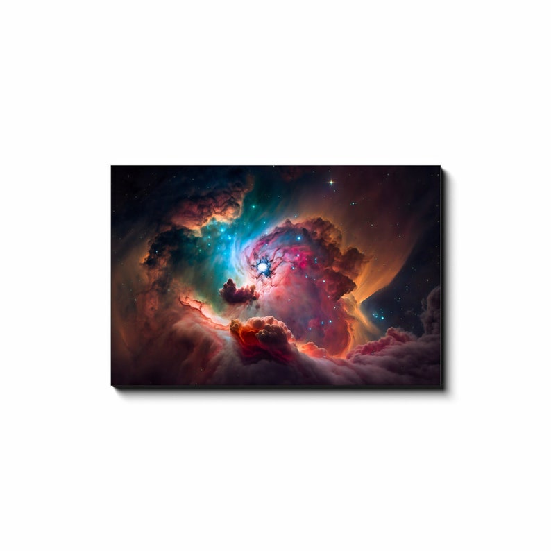 Orion Nebula Galaxy Photography, Celestial Wall Art, Astrophotography