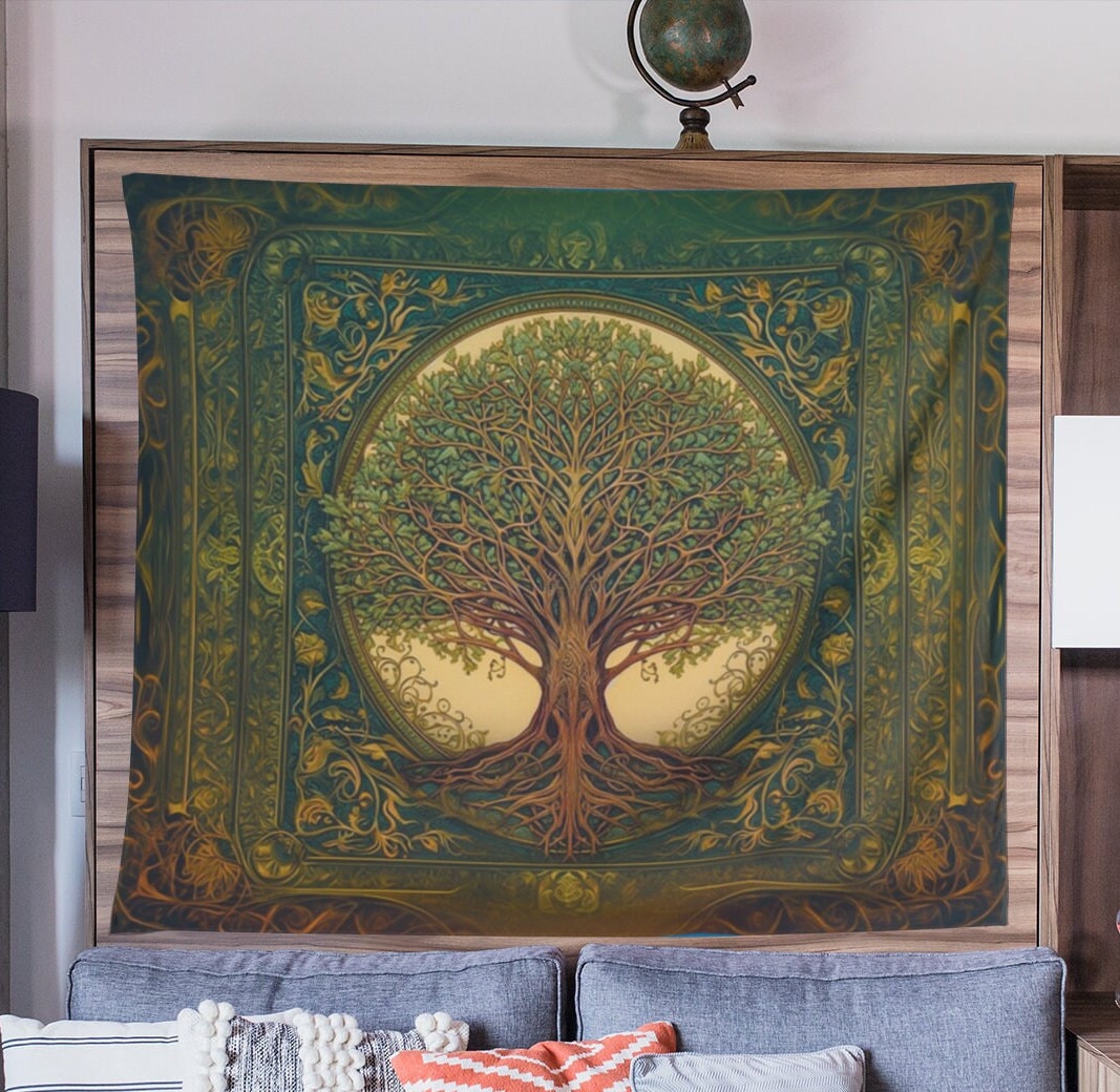 Earthy Tapestry Etsy