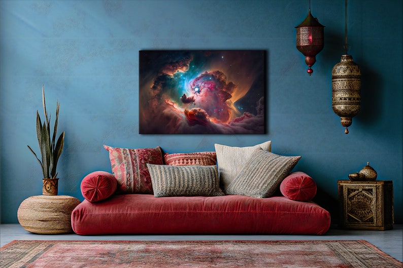 Orion Nebula Galaxy Photography, Celestial Wall Art, Astrophotography