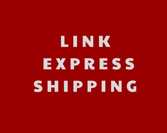 Ups, Dhl, Ems SHIPPING CHARGE- Fast Shipping