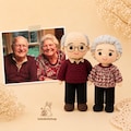 Couple Portrait Doll, Custom Couple Doll,  Look Alike Doll, Darlings Doll, Anniversary Gift, Personalized Handmade Crochet Gift For Mom Dad