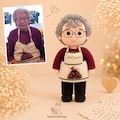 Personalized Crochet Doll, Portrait Doll, Custom Crochet Doll, Memorial Gifts For Mom Personalized Gifts, Gift for Baby Christmas Gift product logo