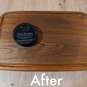 Premium wood butter from Woodworky natural and food-safe protection for cutting boards, furniture, solid wood and wooden surfaces image 5