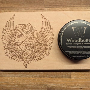 Premium wood butter from Woodworky natural and food-safe protection for cutting boards, furniture, solid wood and wooden surfaces image 8