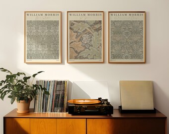William Morris utställningsaffischset, jugendtryck (digital nedladdning)