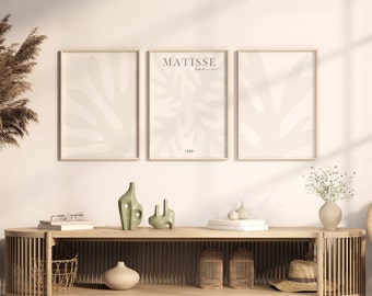 Matisse-inspirerat konsttryckset, trendig estetisk dekor (digital nedladdning)
