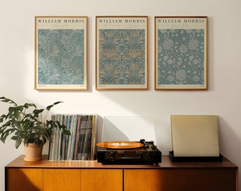 William Morris utställningsaffischer, set om 3 (digital nedladdning)