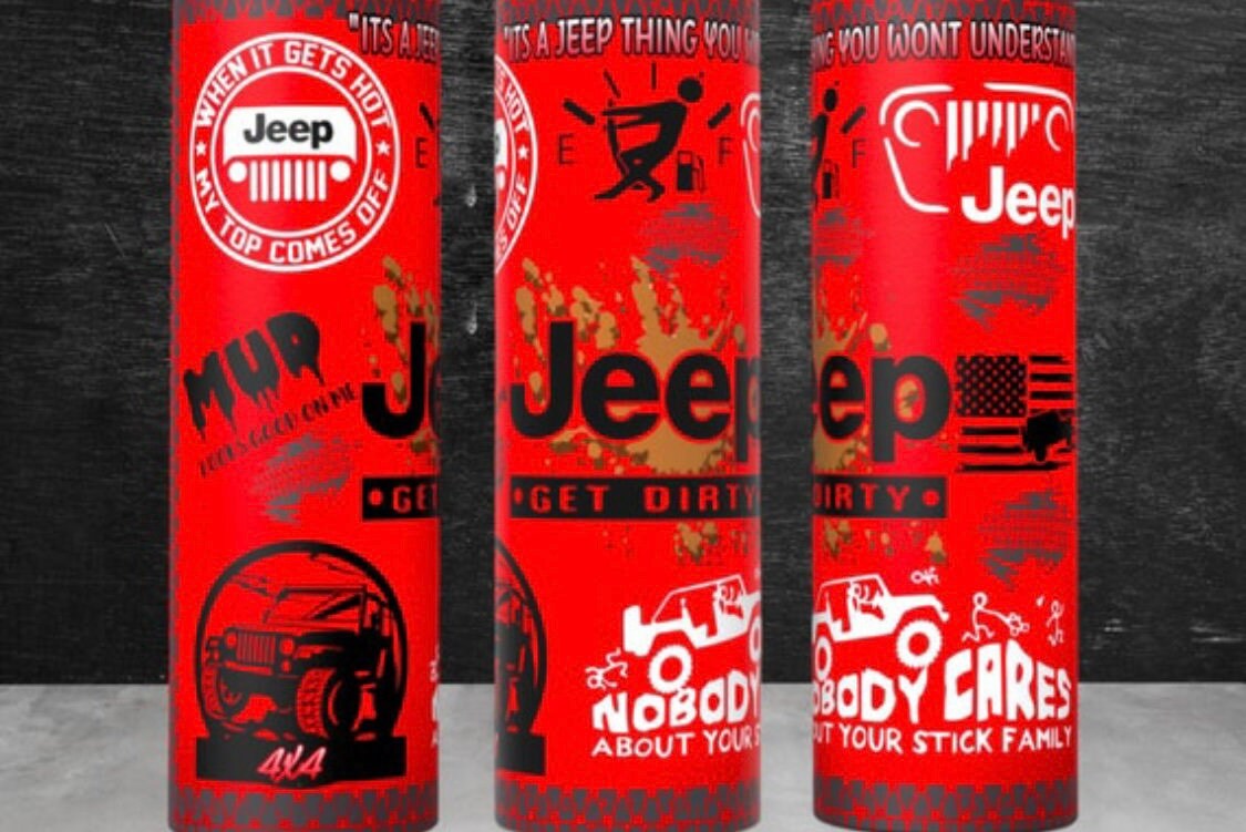 Jeep Tumblers 20oz Etsy