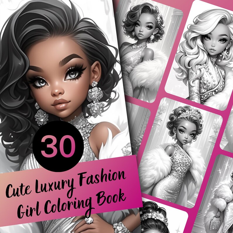 fashion coloring, girl coloring book, grayscale coloring, adult coloring book, kids coloring pages, cute coloring book, portrait coloring, fashion illustration, winter fashion, fashion art, woman coloring, coloring book, fashion coloring pages