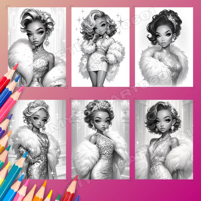 fashion coloring, girl coloring book, grayscale coloring, adult coloring book, kids coloring pages, cute coloring book, portrait coloring, fashion illustration, winter fashion, fashion art, woman coloring, coloring book, fashion coloring pages