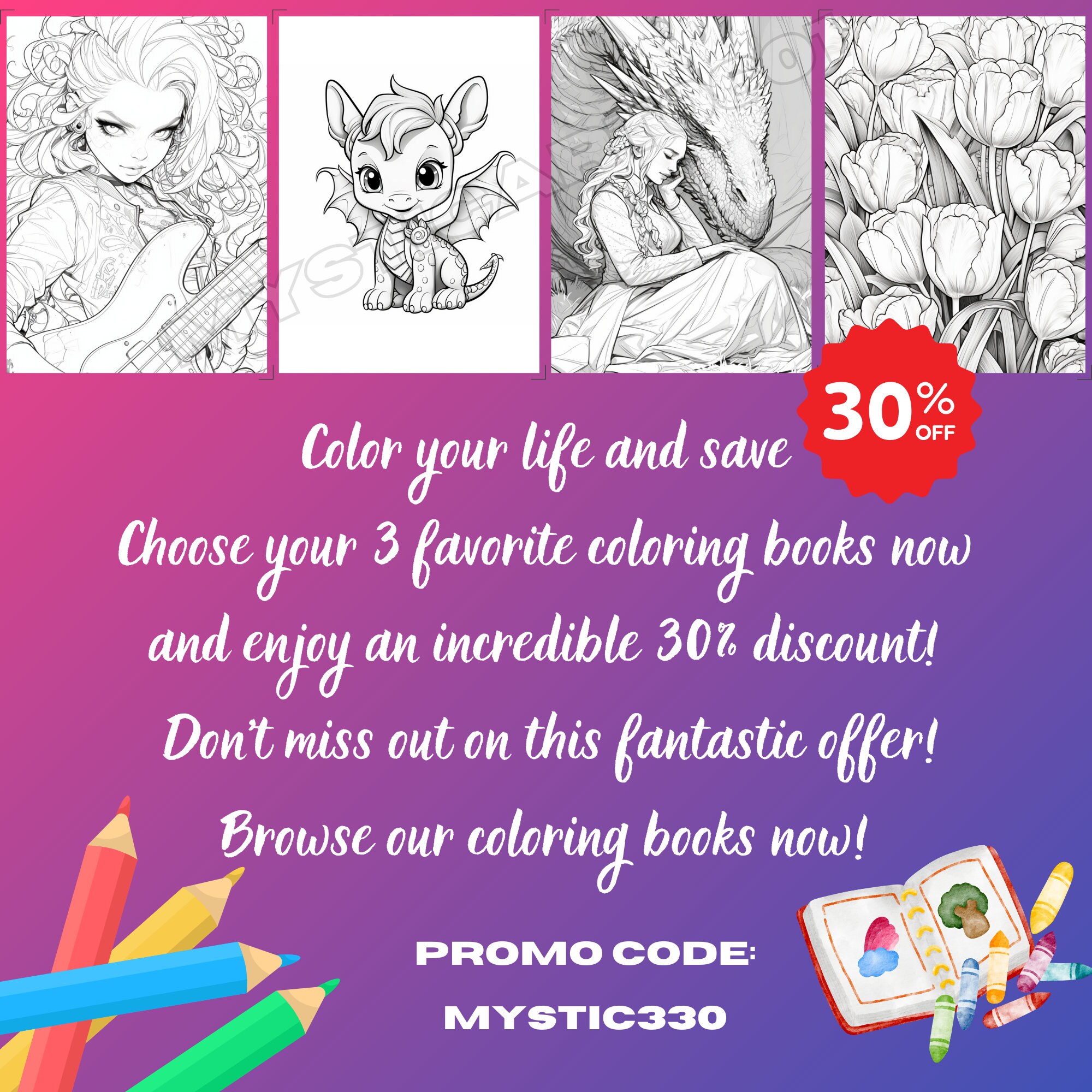 Girls Grayscale Coloring Book – 30 Page Fashion Illustrations (PDF - Etsy