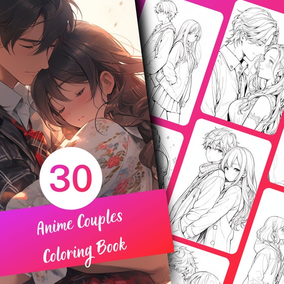 Pagine Da Colorare Di Coppia Anime Da Stampare Disegni Di Coppie Da