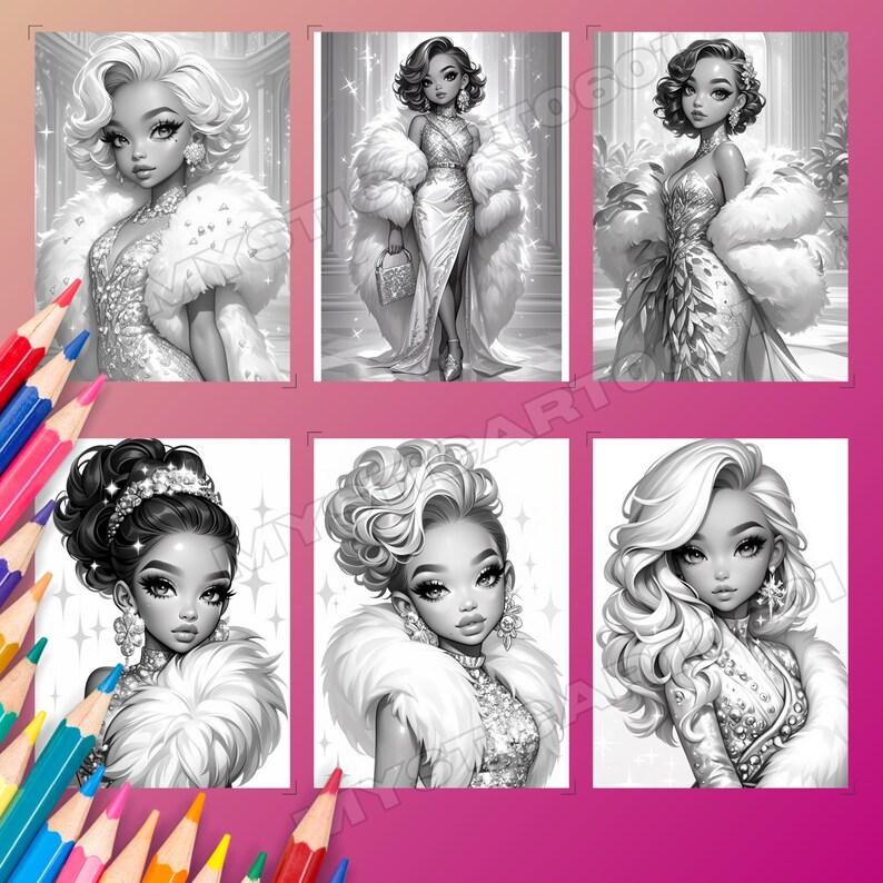 fashion coloring, girl coloring book, grayscale coloring, adult coloring book, kids coloring pages, cute coloring book, portrait coloring, fashion illustration, winter fashion, fashion art, woman coloring, coloring book, fashion coloring pages