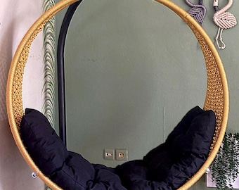 Handmade Macrame Swing, Swing Bed, indoor Hammock, indoor swing adult, Outdoor Hammock, Swing Set, Macrame Swing, indoor Swing Chair,