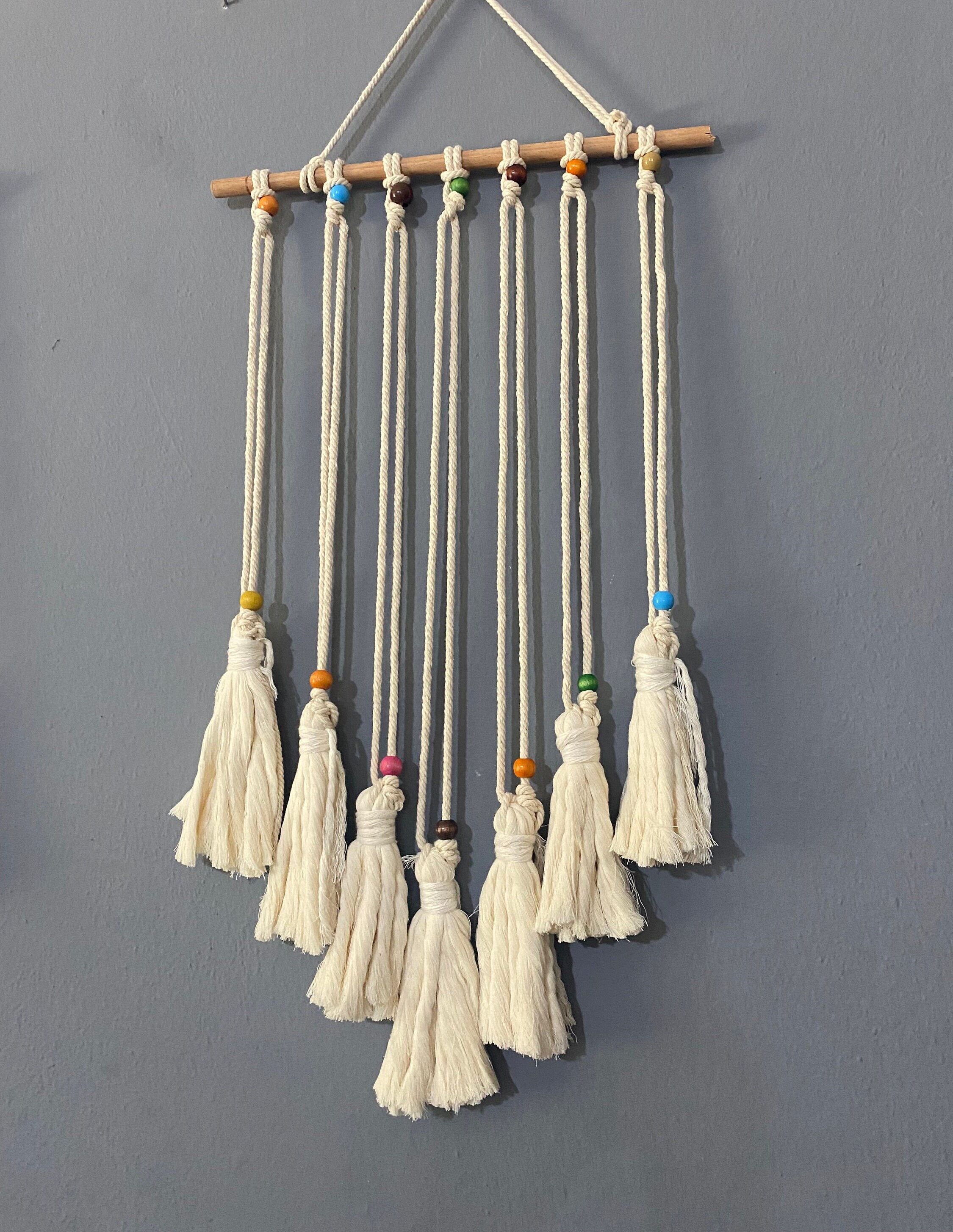 Macrame Photo Hanger, Boho Twine Photo Display, Collage Dorm Wall Decor ...