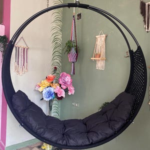 HANDMADE Macrame Swing, Swing Bed, indoor Hammock, indoor Swing Chair, indoor swing adult, Outdoor Hammock, Swing Set