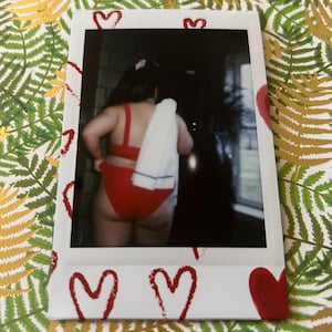 Original Pool Paradise Instant Film Photo