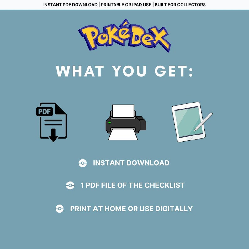 Pokedex Checklist.pdf Pokedex Complete Checklist Printable PDF | All Generations Pokemon ...