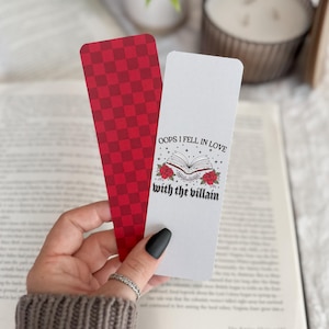 Villain Lover Bookmark Set | Dark Romantasy Bookish Gift