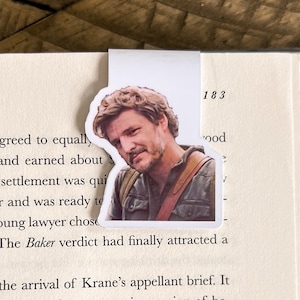 Magnetic Bookmark, Pedro Pascal The Last Of Us | Books, Journals, Notebooks, Planners | pedro pascal meme, pedro pascal merch,