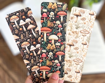 Mushroom Bookmark Set | Little Turkey Shoppe | Bookish Cottagecore