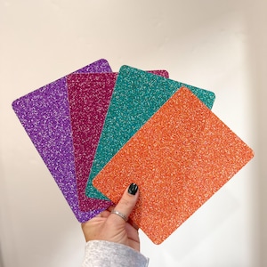 Showgirl Glitter Kindle Insert | Little Turkey Shoppe | Orange, Purple, Magenta, Teal
