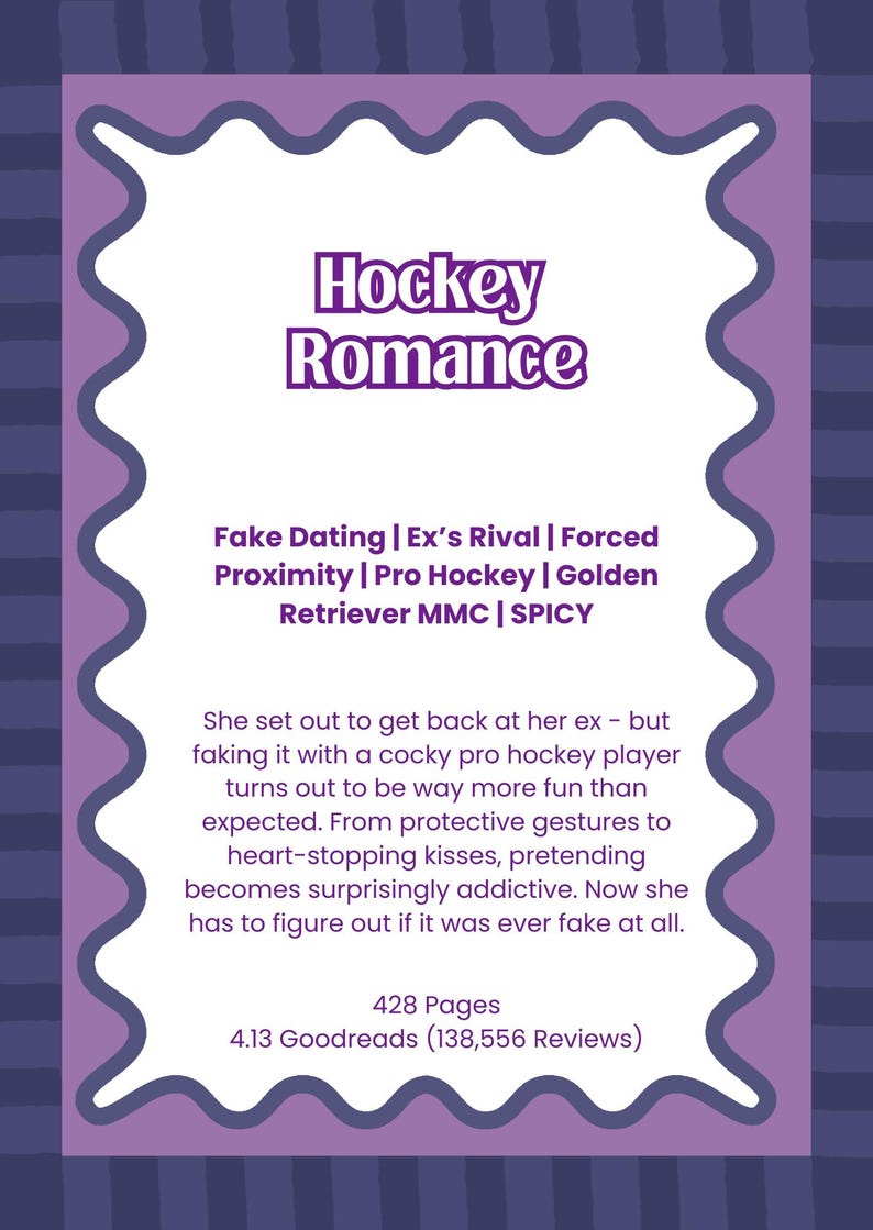 Hockey Romance Blind Date With A Book | Little Turkey Shoppe | Spicy Sports Romance, Book Gift Set zdjęcie 3