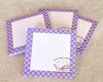 Bookish Post-it® Notes, In A Good Place In My Book | Little Turkey Shoppe | Cute Sticky Notes