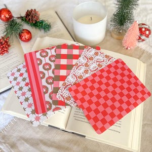 Christmas Kindle Inserts | Little Turkey Shoppe | Christmas Kindle Insert, Red and Green Kindle Insert, Santa and Cookies, Checkered, Wreath