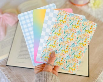 Blue Spring Kindle Inserts | Little Turkey Shoppe | aqua kindle inserts, rainbow kindle inserts, checkered kindle inserts, gingham, floral