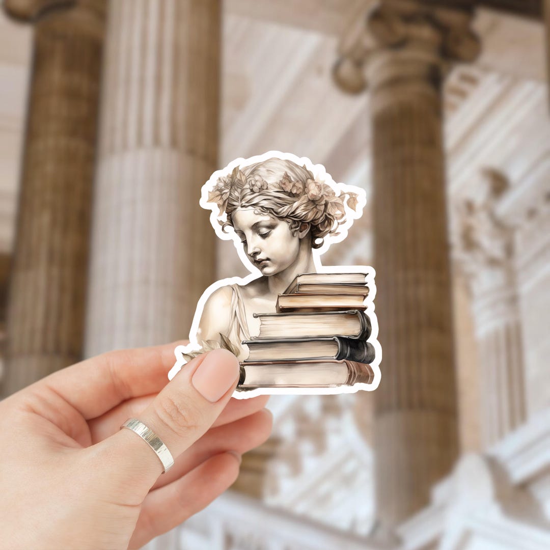 Greek Statue Vinyl Sticker | Little Turkey Shoppe | Bookish Sticker ...