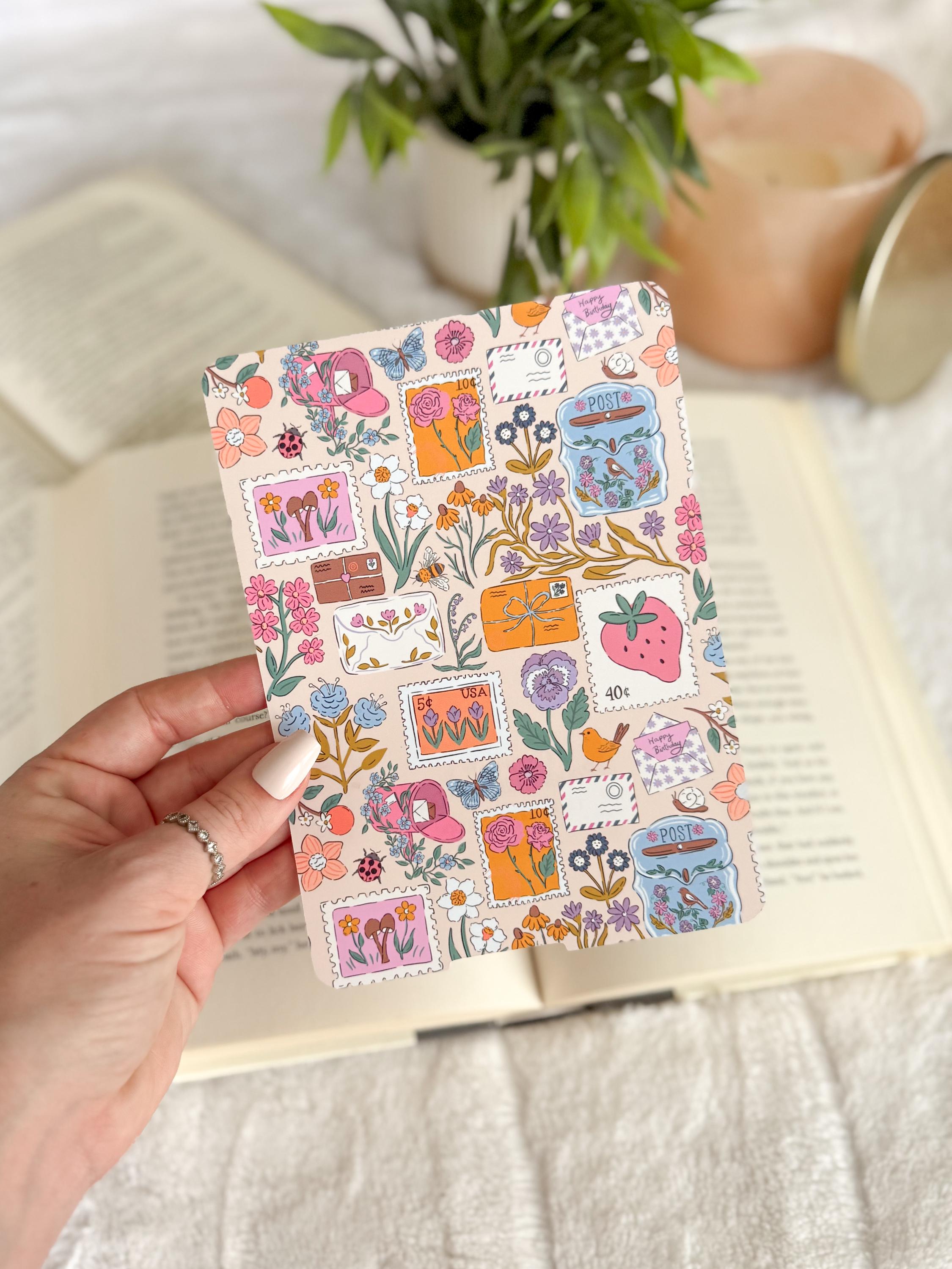 Spring Doodle Kindle Insert | Little Turkey Shoppe | Pastel Floral ...