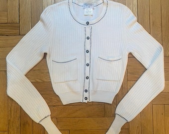 Chanel Cropped Cardigan Sweater