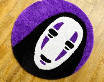 Manga rug, manga carpet, original rug, purple rug, anime rug, anime carpet, room carpet, Bedroom Aesthetic Rugs, Handmade Carpet, Gifts rug