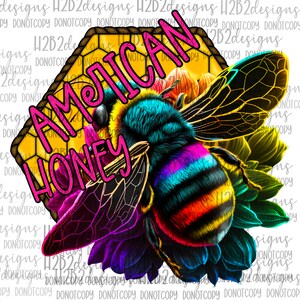 American Honey   Digital Design Sublimation Design  Transparent PNG