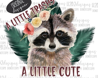Racoon Digital Design Sublimation Design  Transparent PNG