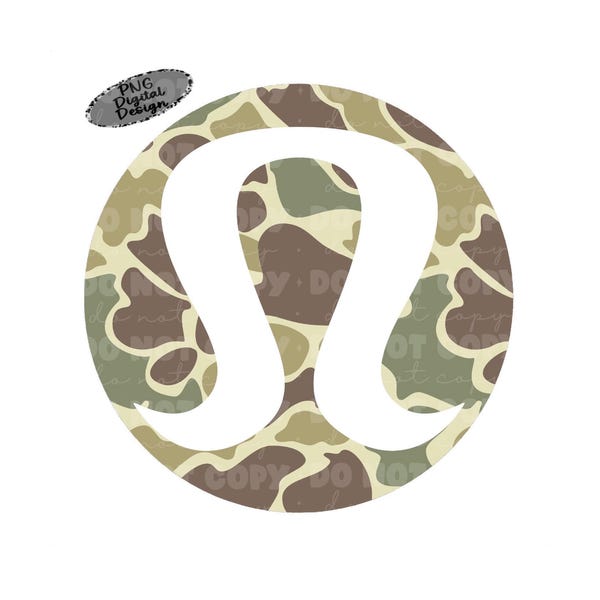 Camo Lu popular Digital Design Sublimation DTF Design Transparent PNG