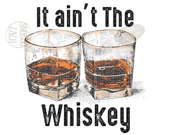 Ce n'est pas du whisky Design numérique Design par sublimation PNG transparent