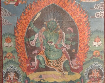 ANCIENT THANGKA thanka, tangka TIBET 2