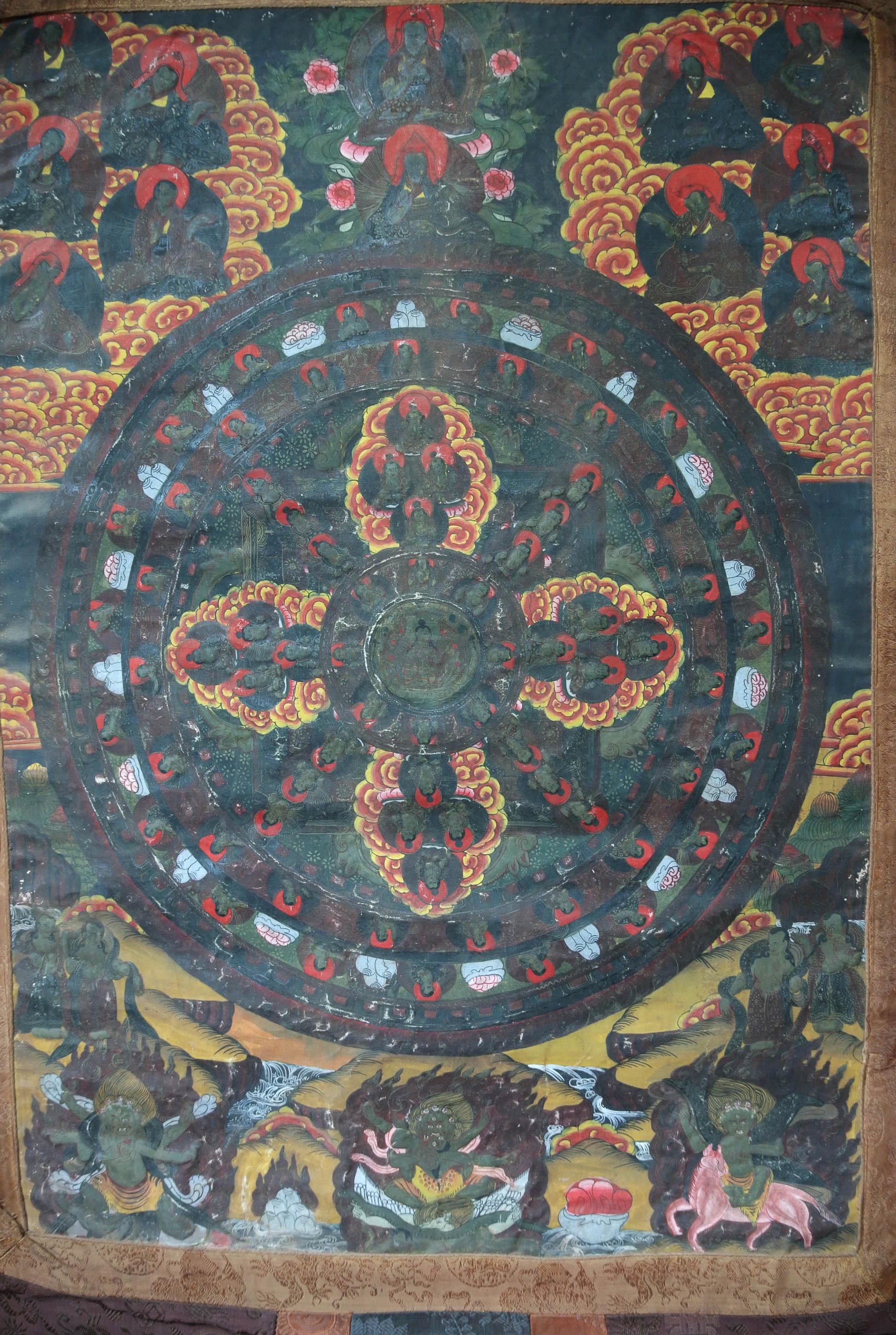 n.6 Thangka tangka tanga collection oriental Tibet bouddhisme religion art
