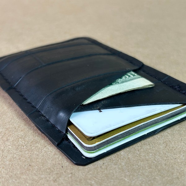 Recycled Bike Inner Tube Wallet with Black Thread