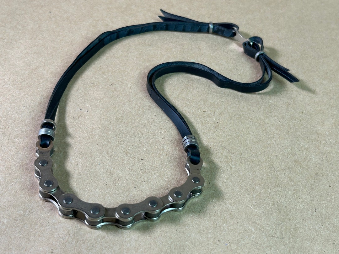 Signature Bike Chain Necklace Etsy