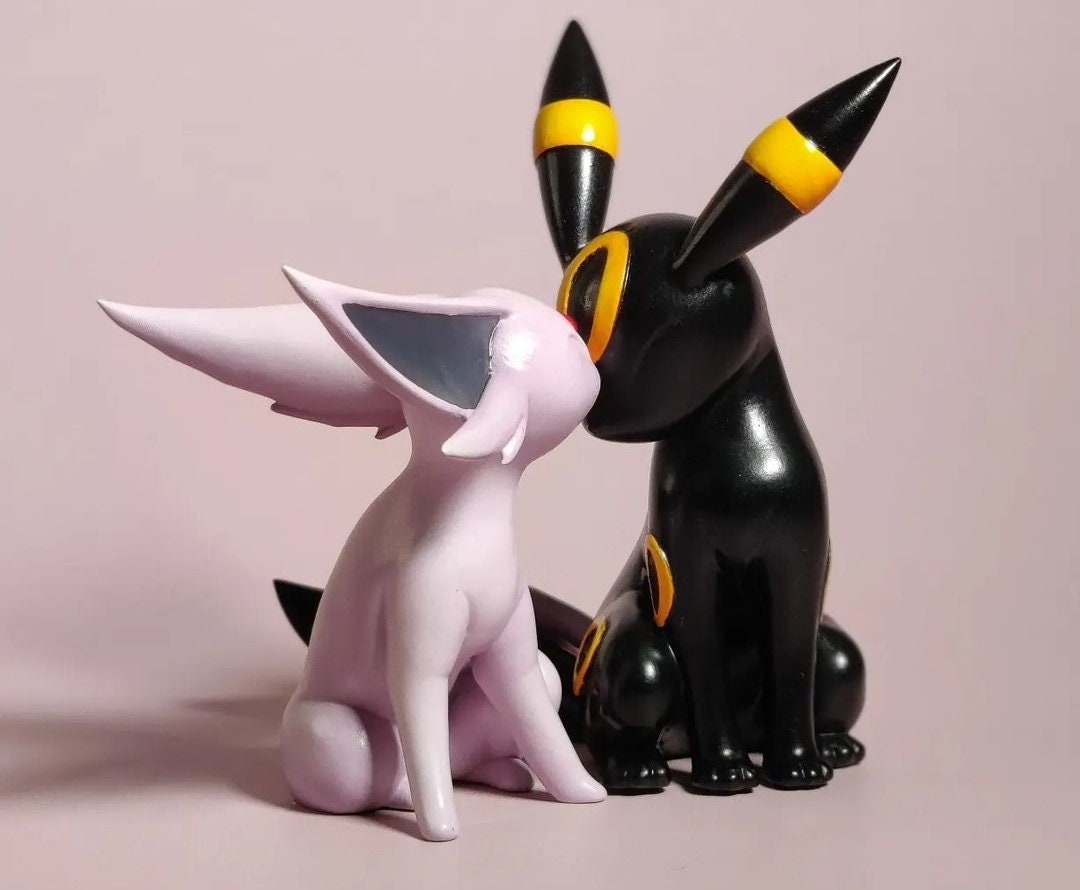 Noctali and Mentali Figurine (Umbreon and Espeon) - Pokémon - 3D printing