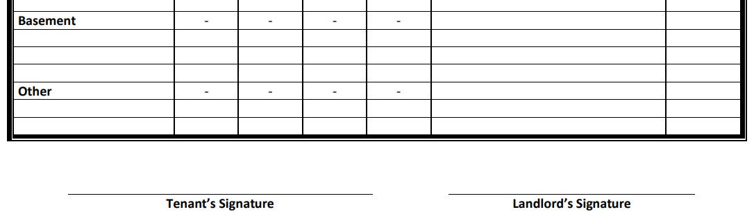 Rental Inspection Report Form Landlord Letting Agent Agency Company ...