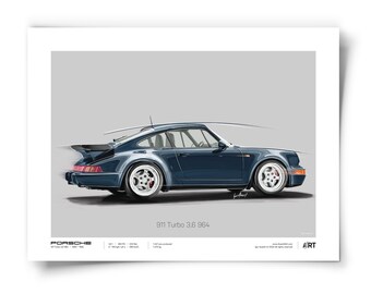 Planche De Décalcomanies 1/18 Porsche 911 (964) Turbo – Rallye José Barbara 1999